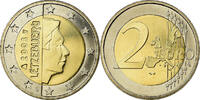 Luxemburg 2 Euro STGL, Bi-Metallic, KM:82 -