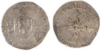 Frankreich Douzain Münze, La Rochelle, SS, Billon, Duplessy:997 -