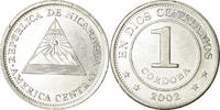 Nicaragua Cordoba Münze, SS, Nickel Clad Steel, KM:101 -