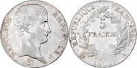 Frankreich 5 Francs Napoleon I, Paris, Silber, S+, Gadoury:581, KM:673.1 -