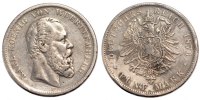 Deutsch Staaten 5 Mark Münze, WURTTEMBERG, Karl I, Freudenstadt, SS -