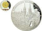 Deutschland Medaille Nuremberg, STGL, Silver Plated Copper -