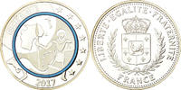 Frankreich Medaille Continent, Océanie, STGL, Silber -
