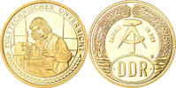Deutschland Medaille Polytechnischer Unterricht, DDR, STGL, Copper Gilt -