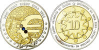 Slowakei Medaille 10 ans de l'Euro, Politics, Society, War, STGL, Copper -
