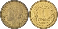 Frankreich Franc Münze, VZ, Aluminum-Bronze, Gadoury:470 -