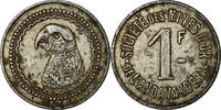 Madagascar 1 Franc Münze, Société des Mines d'Or, Andavakoëra, S -