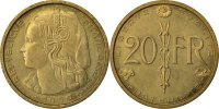 Frankreich 20 Francs Münze, STGL, Aluminium-Bronze, KM:PN111 -