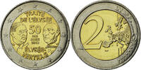 Frankreich 2 Euro French-German Friendship, 50th Anniversary, VZ -