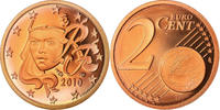 Frankreich 2 Euro Cent BE, STGL, Copper Plated Steel, KM:1283 -