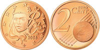 Frankreich 2 Euro Cent BE, STGL, Copper Plated Steel, KM:1283 -