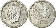 Monaco Franc Münze, Louis II, Undated (1943), VZ, Aluminium, KM:120 -