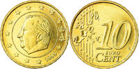 Belgien 10 Euro Cent VZ, Messing, KM:227 -