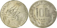 Kamerun 100 Francs Münze, Paris, ESSAI, STGL, Nickel, KM:E16 -