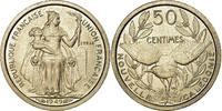 Neukaledonien 50 Centimes Münze, Paris, ESSAI, UNZ, Copper-nickel -