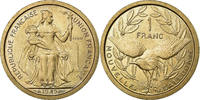 Neukaledonien Franc Münze, Paris, ESSAI, UNZ, Copper-nickel, KM:E8 -