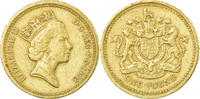 Großbritannien Pound Münze, Elizabeth II, SS, Nickel-brass, KM:964 -