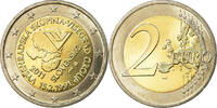 Slowakei 2 Euro Visegrad Group, 20th Anniversary, VZ, Bi-Metallic -