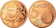 Frankreich 5 Euro Cent 2006 Paris BE, STGL, Copper Plated Steel, KM:1284