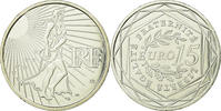 Frankreich 15 Euro Semeuse, UNZ, Silber, KM:1535 -