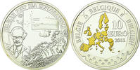 Belgien 10 Euro Deep sea exploration, Proof, STGL, Silber, KM:311 -
