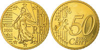 Frankreich 50 Euro Cent BE, UNZ, Messing, KM:1287 -