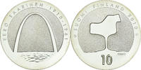 Finnland 10 Euro Proof, UNZ, Silber, KM:151 -