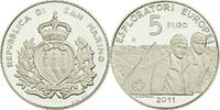 San Marino 5 Euro Proof, STGL, Silber, KM:501 -