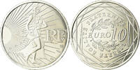 Frankreich 10 Euro STGL, Silber, Gadoury:EU337, KM:1580 -
