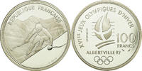 Frankreich 100 Francs Münze, BE, STGL, Silber, KM:971, Gadoury:C1 -