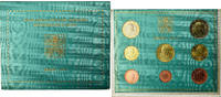 Vatikanstadt Set 1 ct. - 2 Euro Pope Benedict XVI, BU, Rome, STGL -