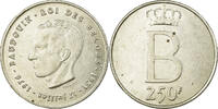 Belgien 250 Francs, 250 Frank Münze, Brussels, SS, Silber, KM:157.1 -