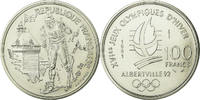 Frankreich 100 Francs Münze, Paris, ESSAI, STGL, Silber, Gadoury:C18 -