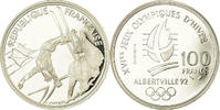 Frankreich 100 Francs Münze, Proof, STGL, Silber, KM:983, Gadoury:C11 -