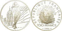 Frankreich 100 Francs Münze, BE, STGL, Silber, KM:1048, Gadoury:C91 -