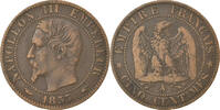 Frankreich 5 Centimes Münze, Napoleon III, Napoléon III, Paris, SS -
