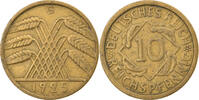 Deutschland, Weimarer Republik 10 Reichspfennig Münze, Karlsruhe, SS -