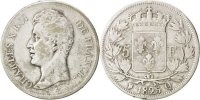 Frankreich 5 Francs Münze, Charles X, Perpignan, S+, Silber, KM:720.11 -