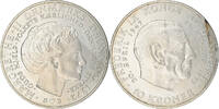 Dänemark 10 Kroner Münze, Margrethe II, Copenhagen, VZ, Silber, KM:858 -