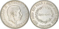 Dänemark 2 Kroner Münze, Christian X, Copenhagen, SS, Silber, KM:836 -