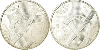 Niederlande 5 Euro Proof, UNZ, Silber, KM:287 -