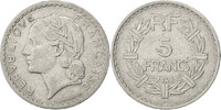 Frankreich 5 Francs Münze, Lavrillier, Beaumont le Roger, SS -