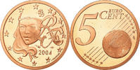 Frankreich 5 Euro Cent Proof, STGL, Copper Plated Steel, KM:1284 -