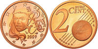 Frankreich 2 Euro Cent Proof, STGL, Copper Plated Steel, KM:1283 -