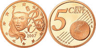 Frankreich 5 Euro Cent Proof, STGL, Copper Plated Steel, KM:1284 -
