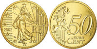 Frankreich 50 Euro Cent Proof, STGL, Messing, KM:1287 -