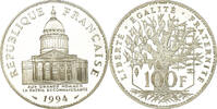 Frankreich 100 Francs Münze, Panthéon, Paris, Proof, STGL, Silber -