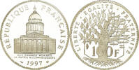Frankreich 100 Francs Münze, Panthéon, Paris, Proof, STGL, Silber -
