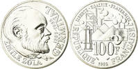 Frankreich 100 Francs Münze, Germinal, STGL, Silber, KM:957 -