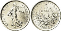 Frankreich 5 Francs Münze, Semeuse, Paris, STGL, Nickel Clad -